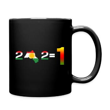 Kurdistan_2-2-_1_zusammenhalt - Full Colour Mug - black - Right