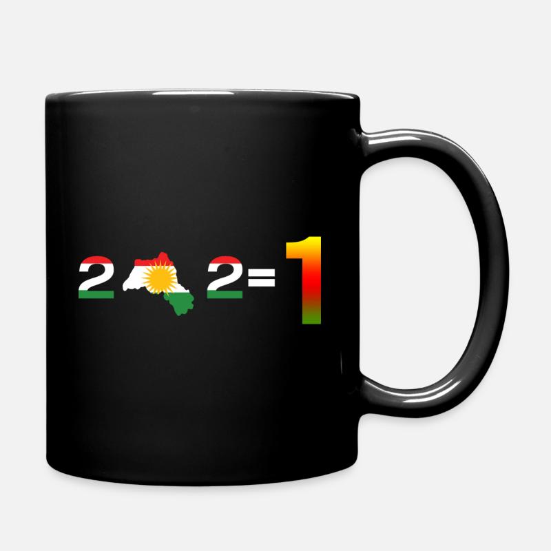 Kurdistan_2-2-_1_zusammenhalt - Tasse einfarbig - Schwarz