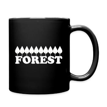 FOREST - Tasse einfarbig - Schwarz - Rechts