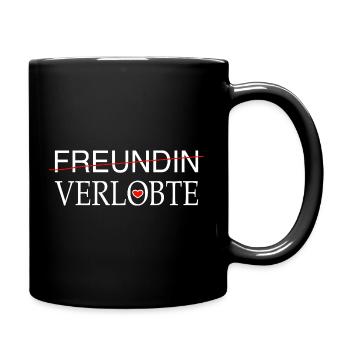 Fiancé Fiancé Proposition de mariage Amour - Mug uni - noir - Droite