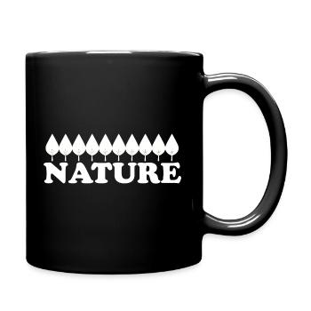 Nature - Full Colour Mug - black - Right