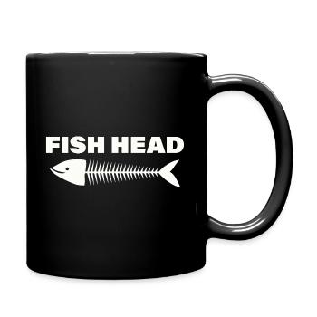 FISH HEAD - Tasse einfarbig - Schwarz - Rechts
