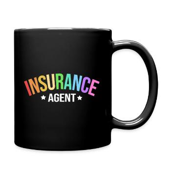 Versicherung Versicherungsagent Vermögen - Tasse einfarbig - Schwarz - Rechts