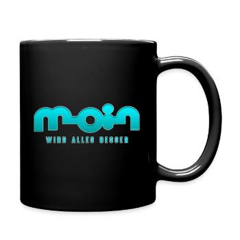 Moin, tout s’améliore - Mug uni - noir - Droite