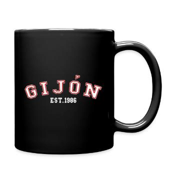 Gijón fondée en 1986 - Mug uni - noir - Droite