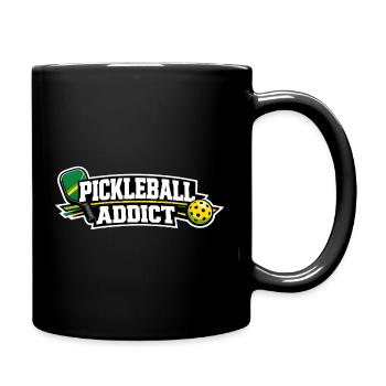 Pickleball Addict Logo - Mug uni - noir - Droite