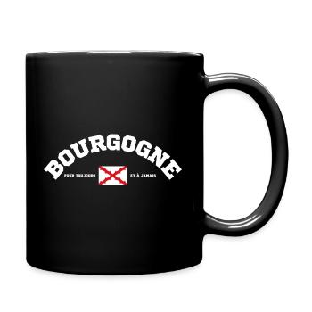 Bourgogne Pour Toujours Et A Jamais T-Shirt Cad... - Mug uni - noir - Droite
