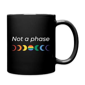 LGBTQ_ _Not_a_Phase - Full Colour Mug - black - Right