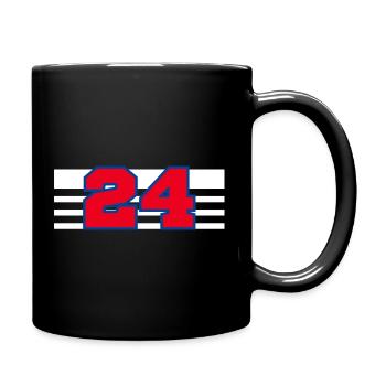 Numéro 24 France - Mug uni - noir - Droite