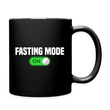 Mode jeûne sur le t-shirt graphique à bascule - Mug uni - noir - Droite