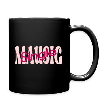 Petite amie souris célibataire - Mug uni - noir - Droite