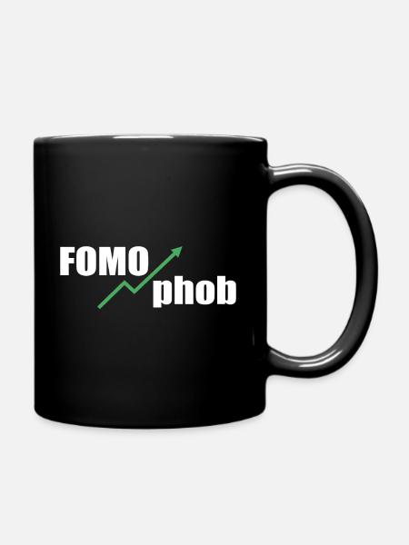 FOMOphob - Tasse einfarbig - Schwarz
