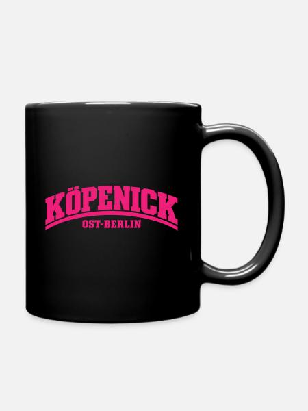 Köpenick - Ost-Berlin - Bezirk - Deutschland - Tasse einfarbig - Schwarz