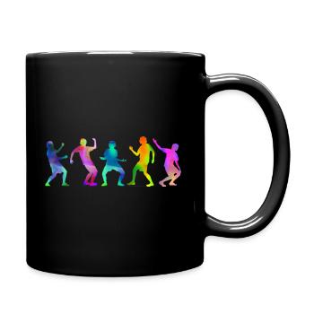 dance - Tasse einfarbig - Schwarz - Rechts