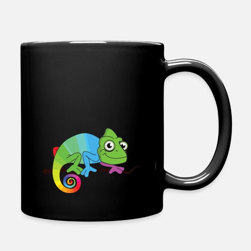Chamäleon - Tasse einfarbig - Schwarz