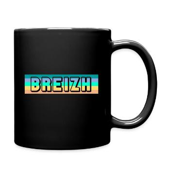 Bretagne - Breizh - Mug uni - noir - Droite