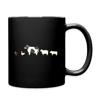 tierlieb - Tasse einfarbig - Schwarz - Rechts