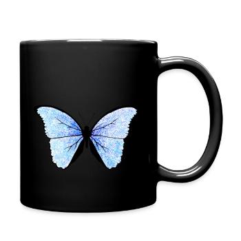 butterfly - Full Colour Mug - black - Right