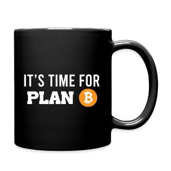 Bitcoin - Tasse einfarbig - Schwarz - Rechts