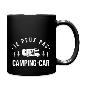 J'ai camping car cadeau camping-car humour - Mug uni - noir - Droite