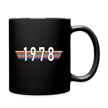Ich bin aus dem Jahr 1978. - Tasse einfarbig - Schwarz - Rechts