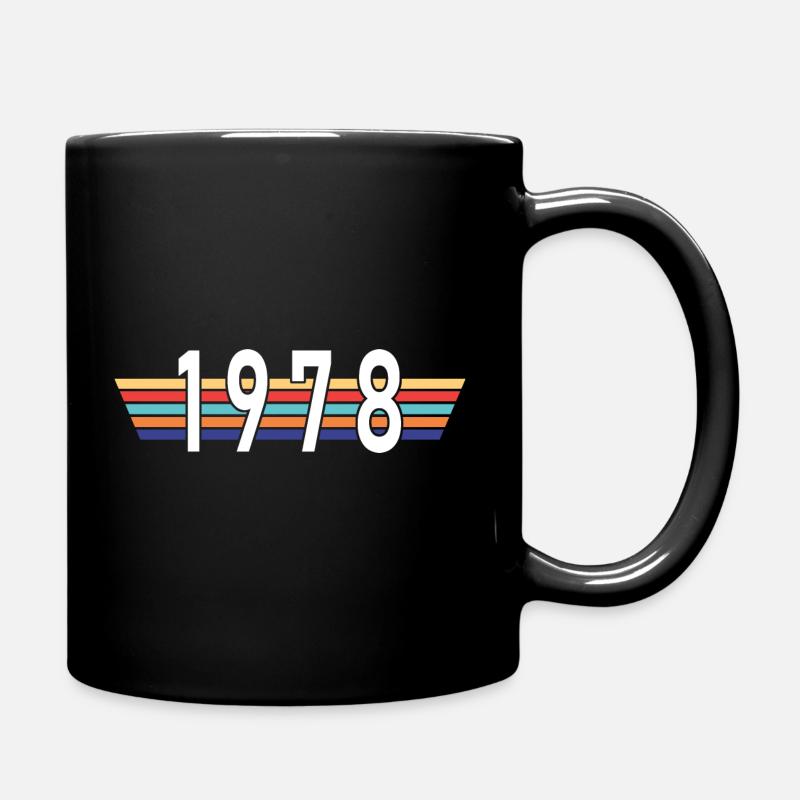 Ich bin aus dem Jahr 1978. - Tasse einfarbig - Schwarz