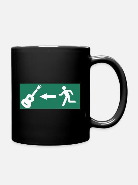 Ukulélé Escape - Mug uni - noir