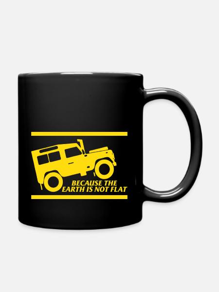 Earth cadeau tout-terrain véhicule 4x4 - Mug uni - noir