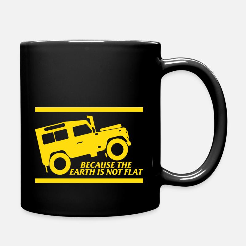 Earth Gift Offroad Vehicle SUV - Full Colour Mug - black