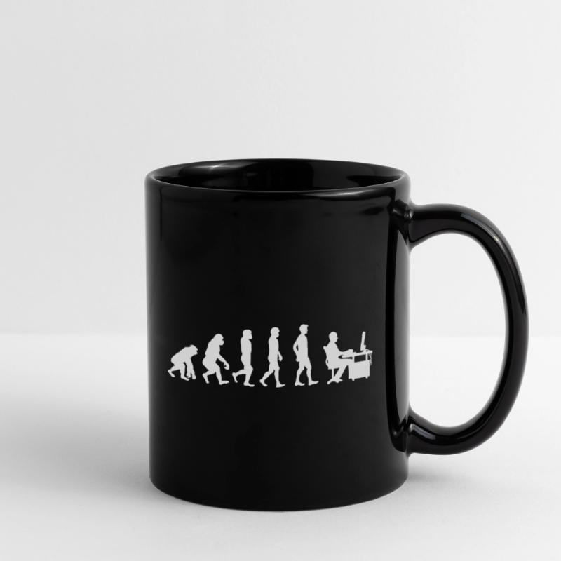 Evolution of Man - Evolution Computer Gaming Full Colour Mug
