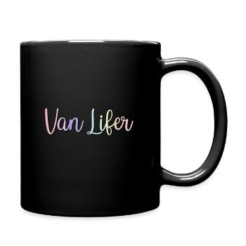 VAN LIFE VANLIFER NOMADS - Full Colour Mug - black - Right