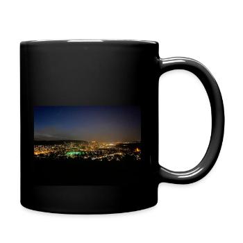 Würzburg at night - Full Colour Mug - black - Right