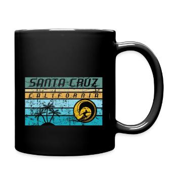 Santa Cruz Surfer Vintage - Tasse einfarbig - Schwarz - Rechts
