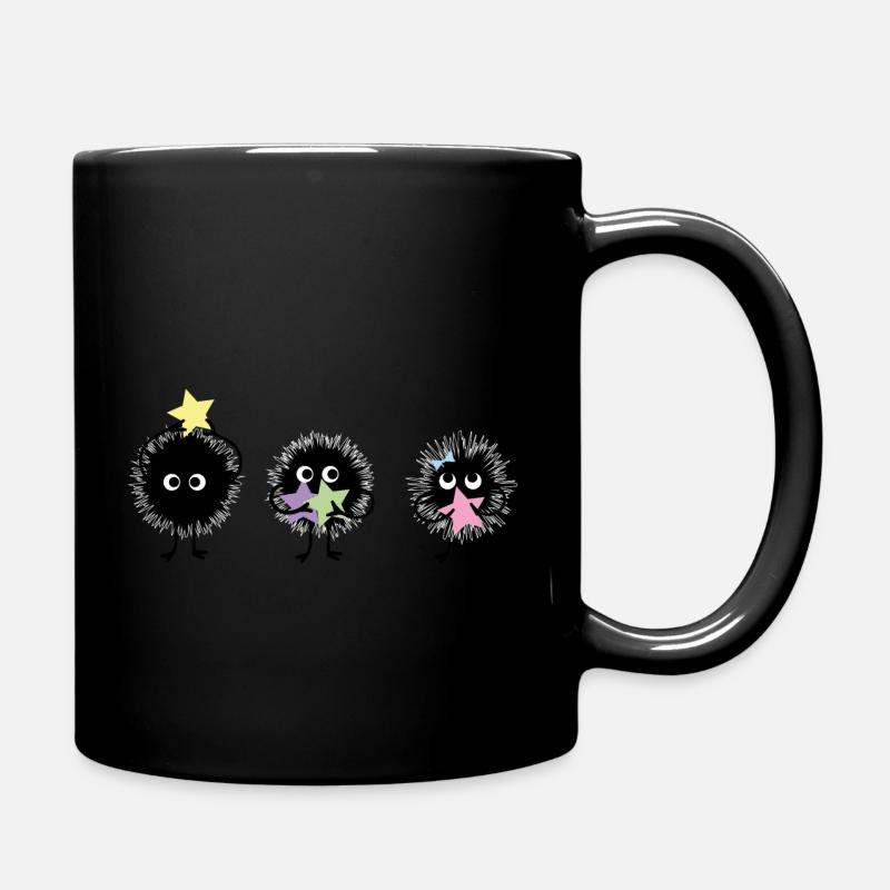 Susuwatari - Tasse einfarbig - Schwarz
