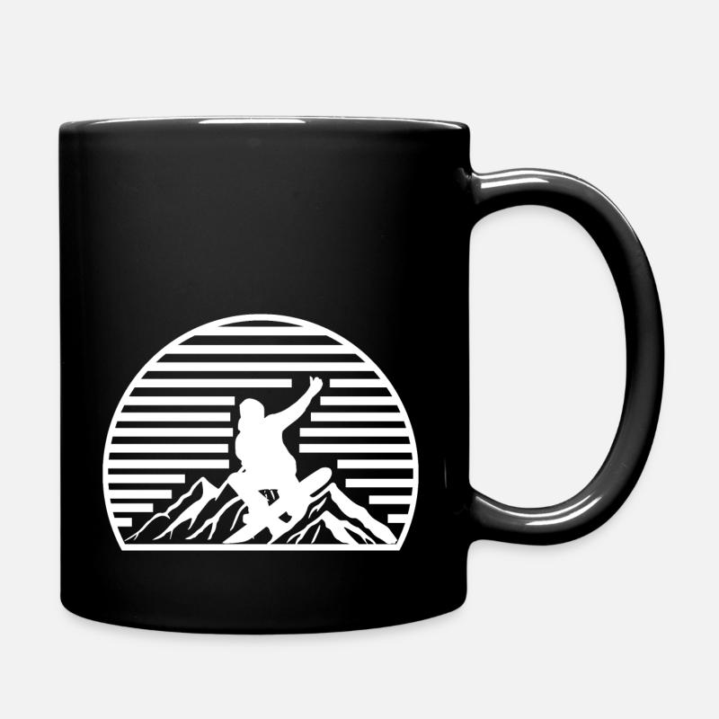Snowboard Snowboarder - Mug uni - noir