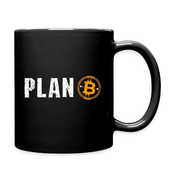 BTC Plan B - Tasse einfarbig - Schwarz - Rechts