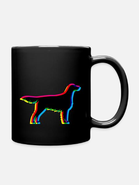 CMYK Irish Red and White Setter - Tasse einfarbig - Schwarz