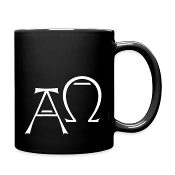 alpha omega - Full Colour Mug - black - Right