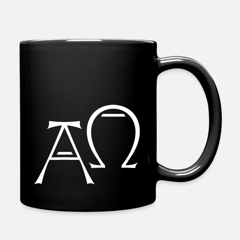 alpha oméga - Mug uni - noir
