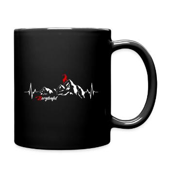 Bergteufel - Berge - Steinbock - Wandern - - Tasse einfarbig - Schwarz - Rechts