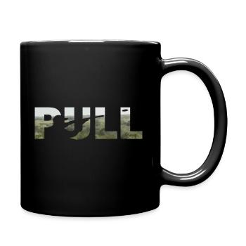 Ziehen Sie Skeet Shooting - Tasse einfarbig - Schwarz - Rechts