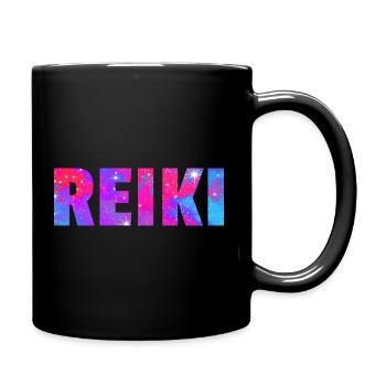 Reiki Reiki Practitioner Energy Healing - Full Colour Mug - black - Right
