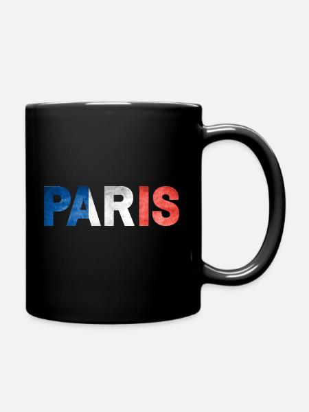 Paris - Tasse einfarbig - Schwarz
