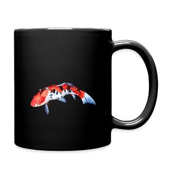 Carpe - Mug uni - noir - Droite