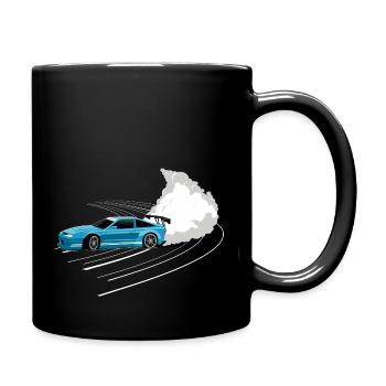 Auto Drift racing tuning - Full Colour Mug - black - Right
