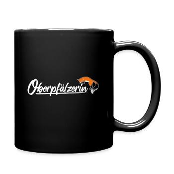 Cooles Oberpfälzerin Motiv Shirt Pullover Spruch - Tasse einfarbig - Schwarz - Rechts