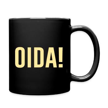 Oida Bavarian Austrian Austria - Full Colour Mug - black - Right