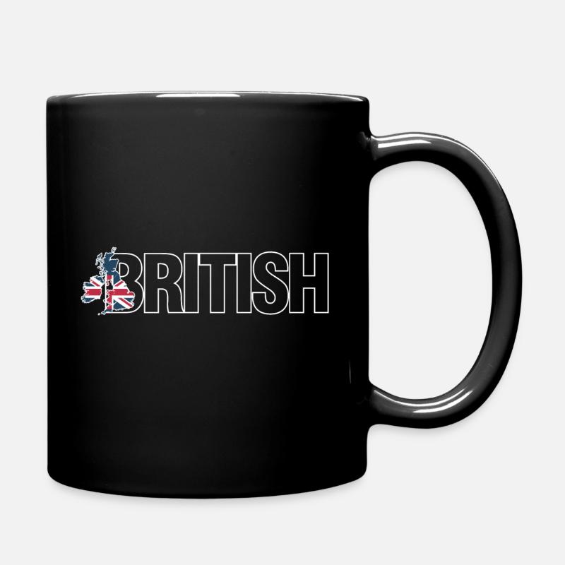 british isles - Full Colour Mug - black