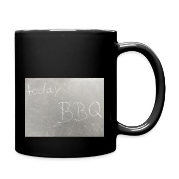 Grillen - Tasse einfarbig - Schwarz - Rechts