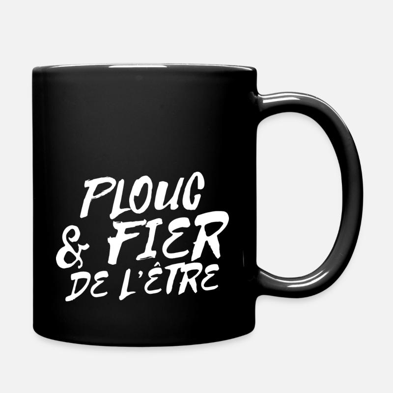 breton fier de l être - Mug uni - noir